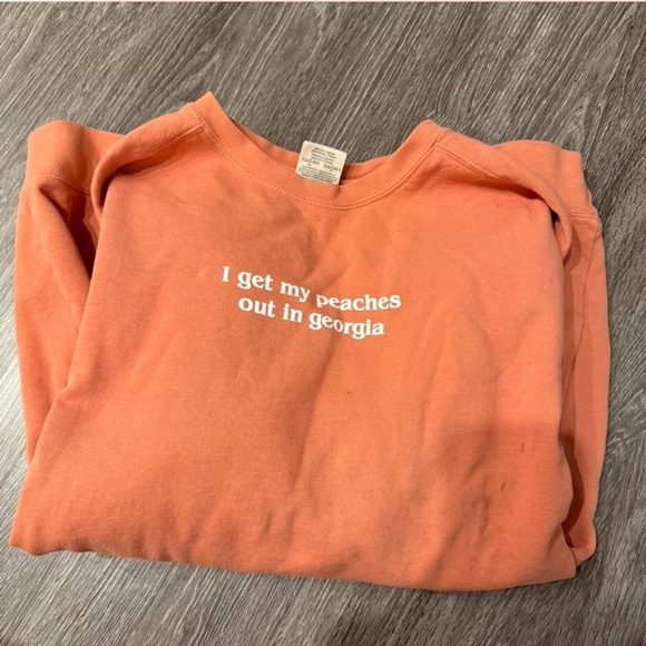 Comfort Colors Peach Sweater - Picture 2 of 3